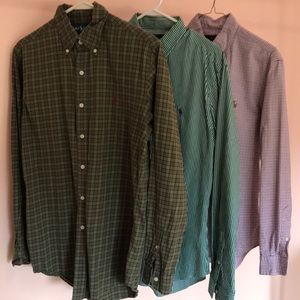 Three Men’s Ralph Lauren Shirts